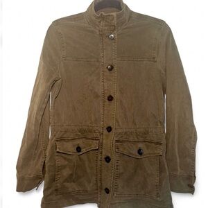 Lucky Brand Olive Green Cargo Utility Jacket